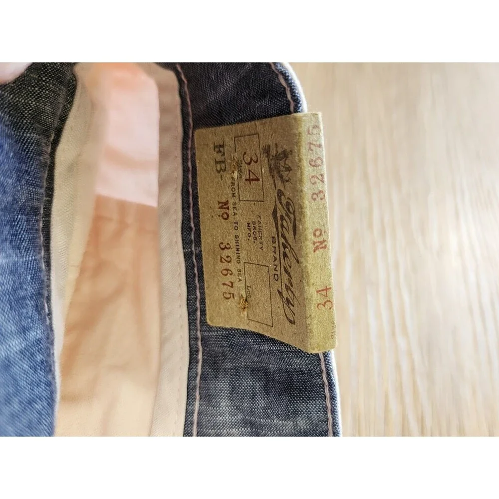 Faherty Shorts Mens 34 (Actual 36) Linen Malibu Pink Preppy Golf Pockets Resort